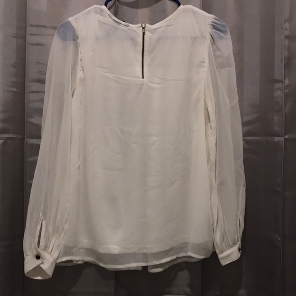 NWOT H&M Ivory Lace Blouse - Picture 2 of 4